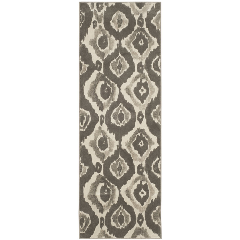 Tapis ikat de performance Jonesborough, Tapis de couloir 2 pi 4 po x 6 pi 7 po
