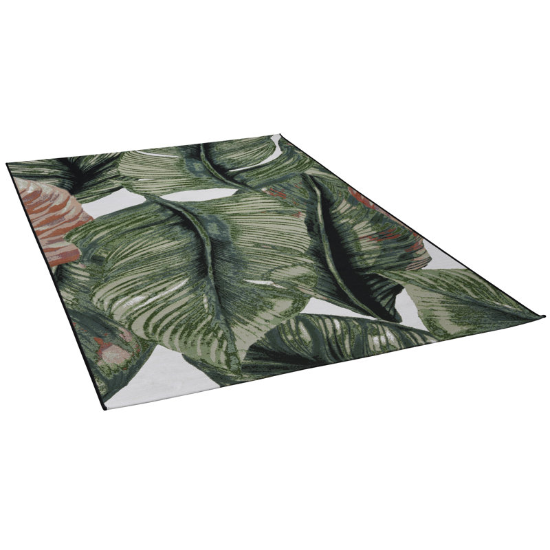 Floral Indoor / Outdoor Area Rug, Rectangular 123 x 180cm
