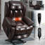 Fauteuil inclinable électrique à deux moteurs avec massage à 8 points et chauffage lombaire Infinite-1955234382