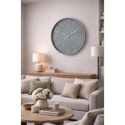 Horloge murale ronde 23,5 po Stonehaven