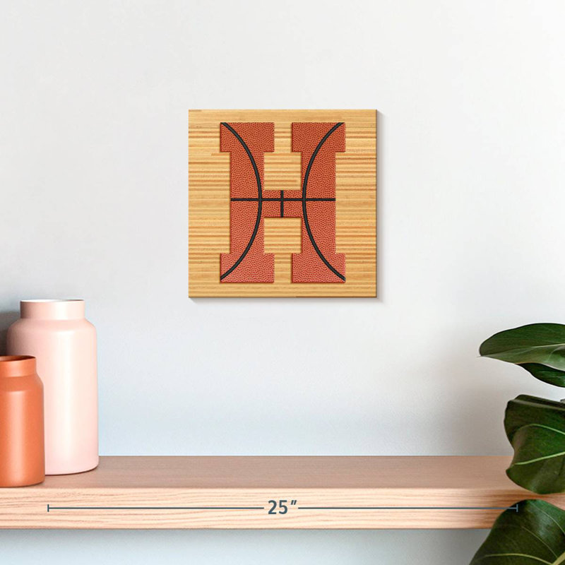 Alphabet Tergel Basketball H, H 10 po x l 10 po