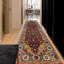 Elegant Wool Oriental Area Rug in Red-62384946