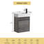  Ensemble de meuble-lavabo simple 18,14 po avec plateau en résine Vico-173720791