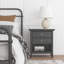 Amherst - Table de chevet - Noir