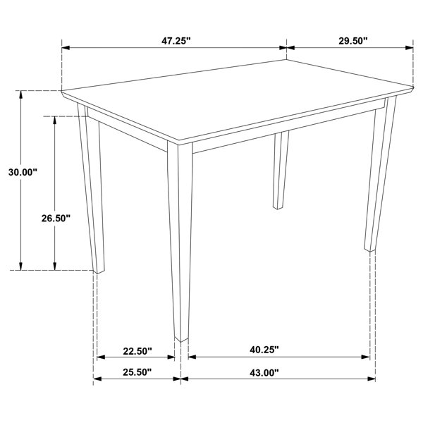 Dimensions du produit