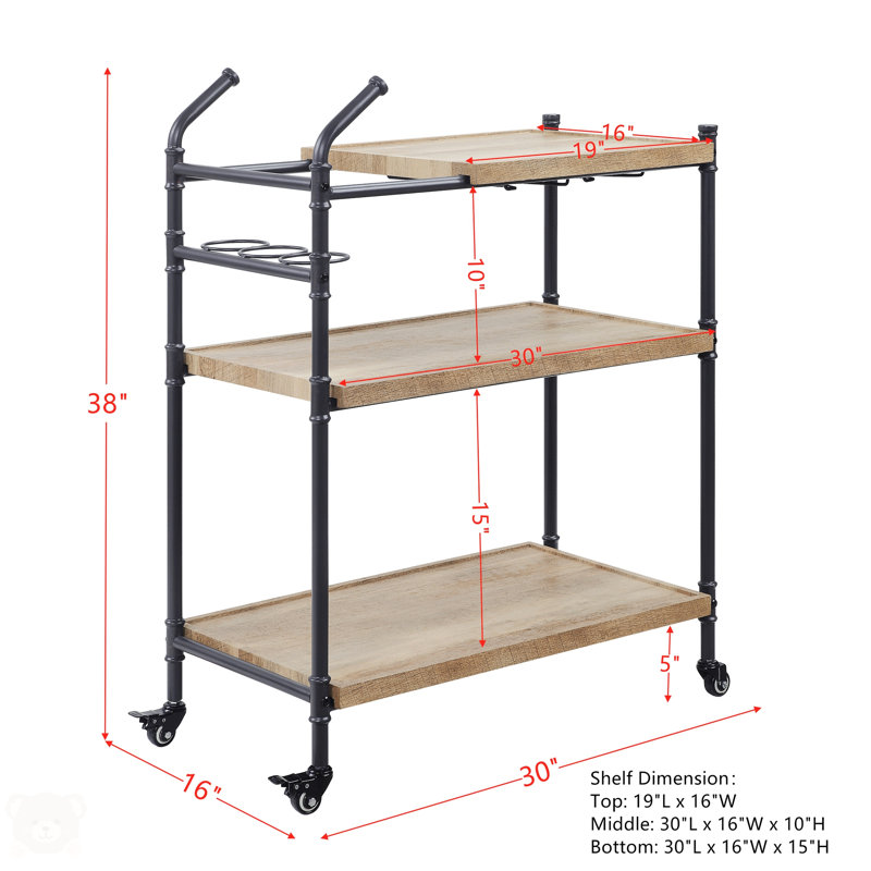 Chariot Ivyann de H 38 x l 30