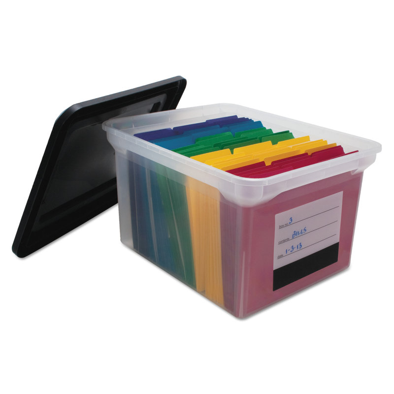 File Tote with Contents Label