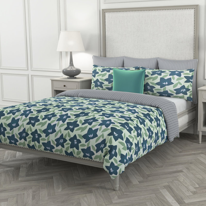 Housse et insert de coussin carré 100% coton Studio Line, Ciel, 26 po x 26 po