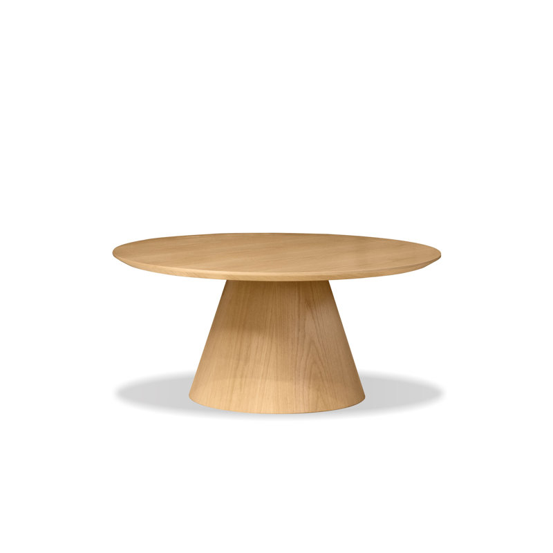 Tower Wood Coffee Table, White Oak