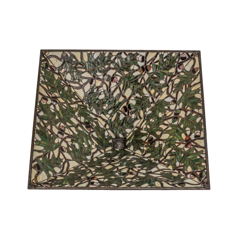 Acorn Oak Leaf Rectangle Lamp Shade