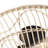 2-lamp rattan woven adjustable iron ceiling light