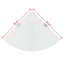 Brylee Glass Corner Shelf-33763857-33763860