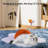 Cat Scratching Post White Flower Interactive Pet Toy-1992719099