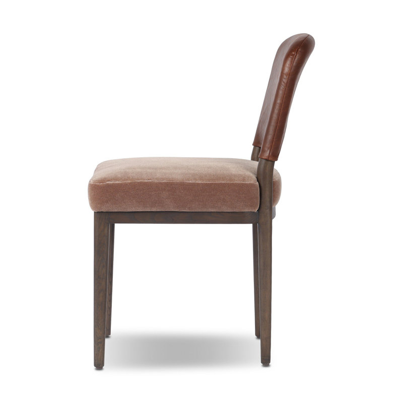 Ryver Dining Chair-Dulane Mahogany, Monte Mushroom