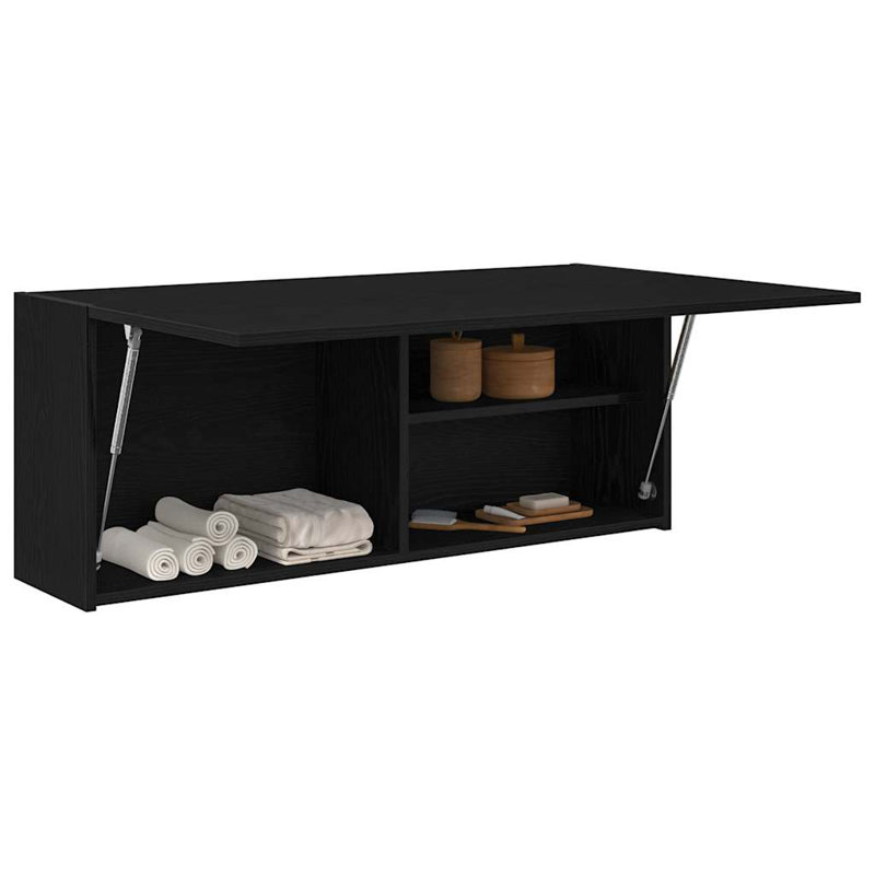 Silviya Bathroom Cabinet, Black