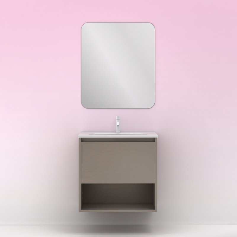 Jelyn 600mm Single Bathroom Vanity with Integrated Ceramic Basin