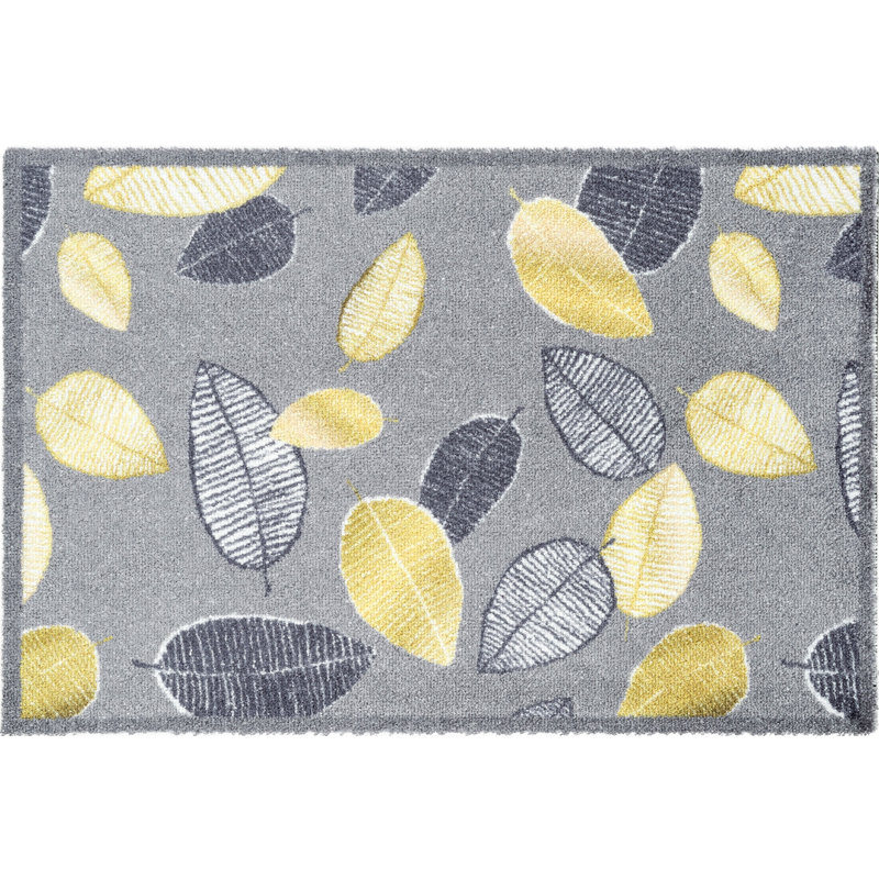 Gavarnie Leaves Kitchen Mat, 0.8cm H x 50cm W x 75cm L