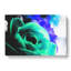 Teal Rose Flower - Wrapped Canvas-61838099