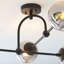 Cadel Glass Semi Flush Mount