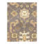 Wool Oriental Area Rug in Gray