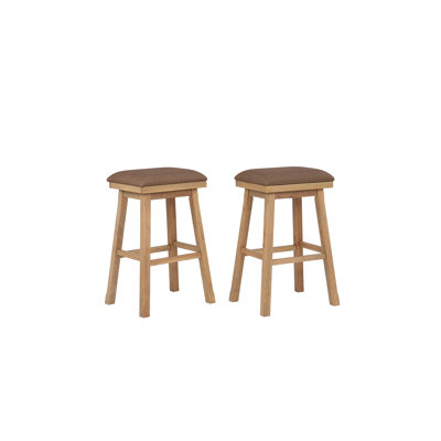Derbyshire Solid Wood Saddle Stool