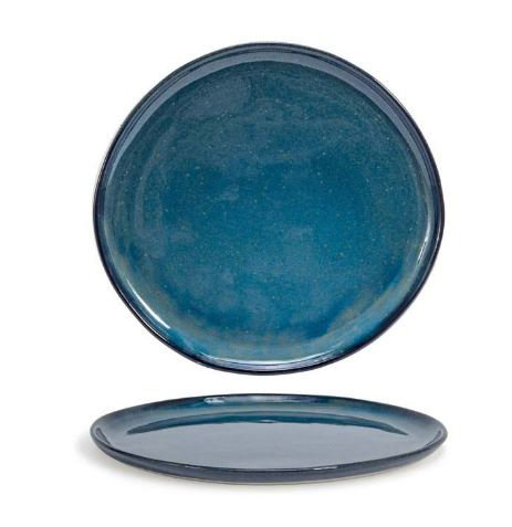 Assiette ronde 11 "Artefact® - indigo