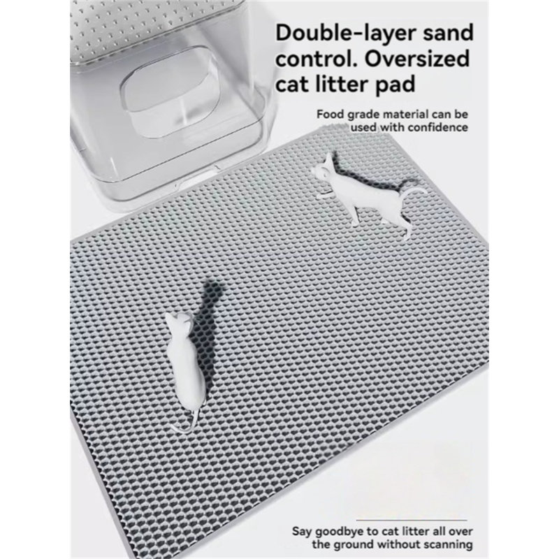Plastic Litter Mat, 0.3" H x 35.43" W x 23.62" D