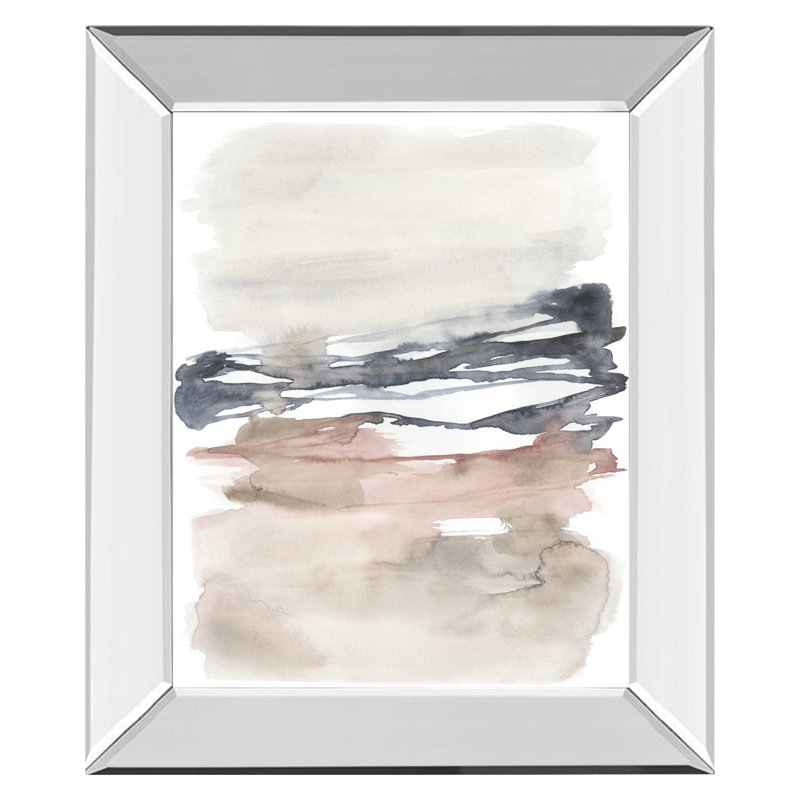 «Soft Horizon Layers», art mural en miroir 22 po x 26 po