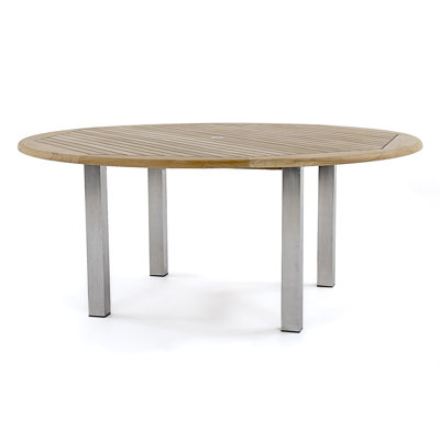 Outdoor Round Teak Dining Table