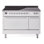 Cuisinière à induction ILVE Professional Plus II Series 48 po avec 6 éléments à induction (porte pleine)