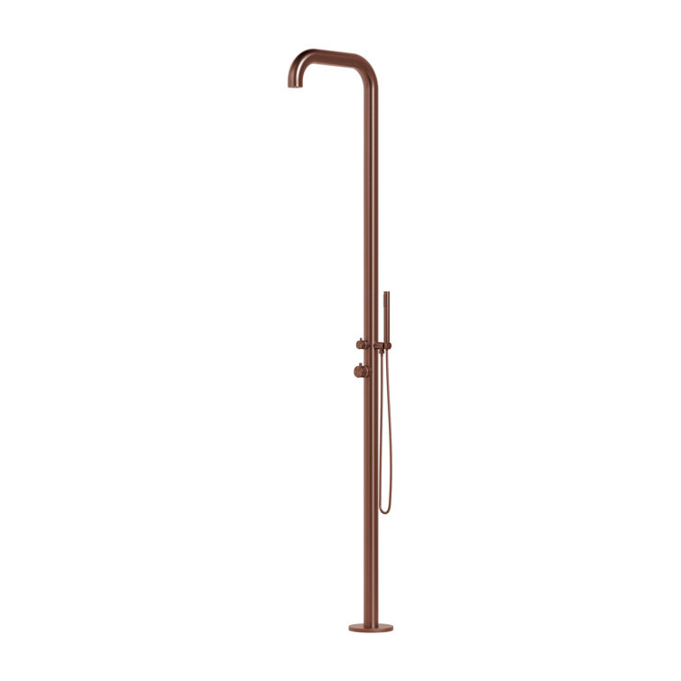 Pulsar 01 Freestanding Outdoor Shower with Hand Shower