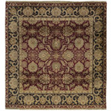Crown Wool Oriental Area Rug in Brown
