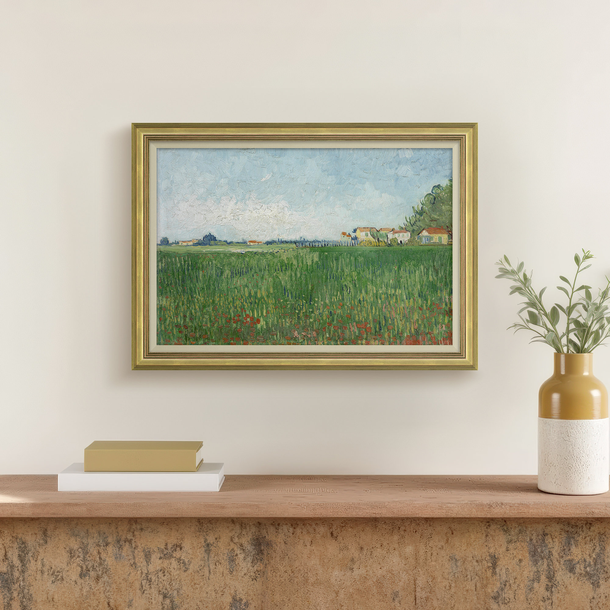 French Farm by Vincent Van Gogh