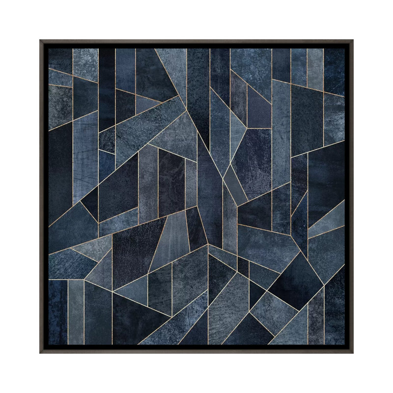"Skyscraper I" par Elisabeth Fredriksson-impression d’art graphique, H 37 po x l 37 po x P 1,5 po, Pas de tapis