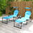 Rushaun Outdoor Metal Chaise Lounge-562857536-589791800
