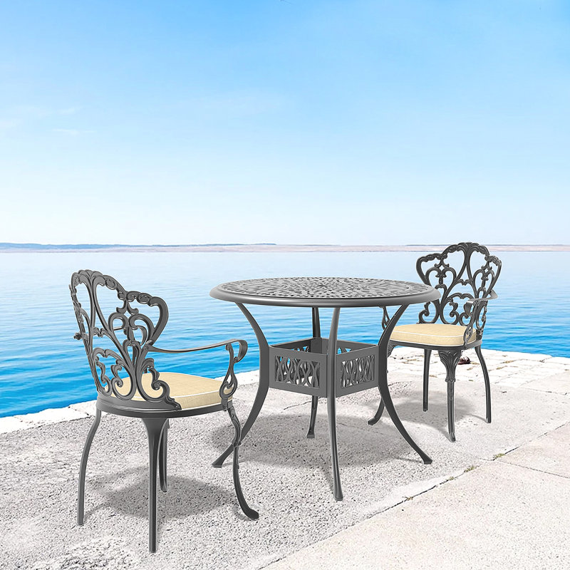 Meubles de jardin en aluminium coulé, 2