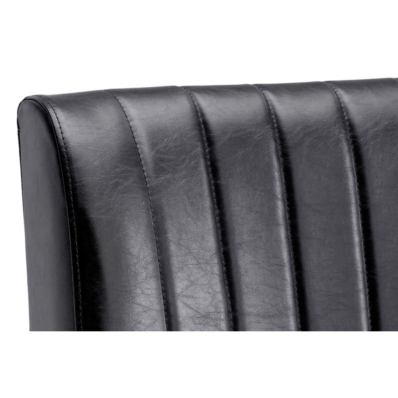 Spiva Upholstered Dining Chair, Vintage Black