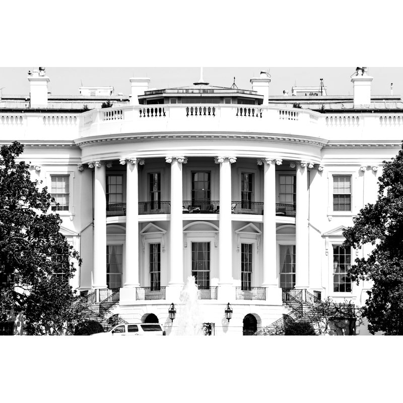 The White House - Wrapped Canvas Print, 20cm H x 30cm W