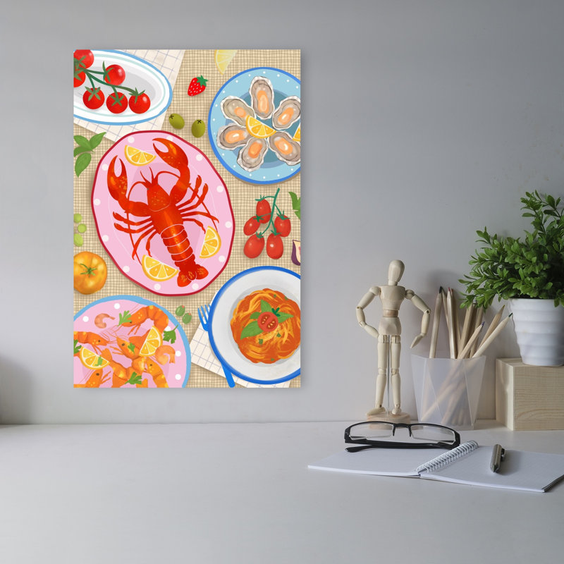 Impression d'art mural italien italien, 18" H x 12" W