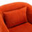 360-Degree Swivel Upholstered Armchair with Accent Pillow-367928027