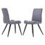 46.5cm H Velvet Upholstered Side Chair-487296907