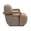Fauteuil d'appoint pivotant rembourré Welson