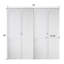 Porte de placard pliante cintrée, apprêtée blanche, 72 po L x 80 po H, âme pleine, avec trousse de quincaillerie d'installation-117228062-117228065