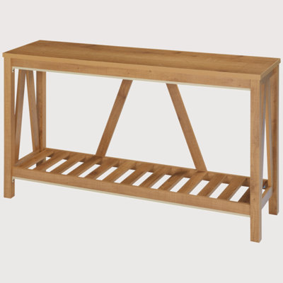 Farmhouse Wood Console Table