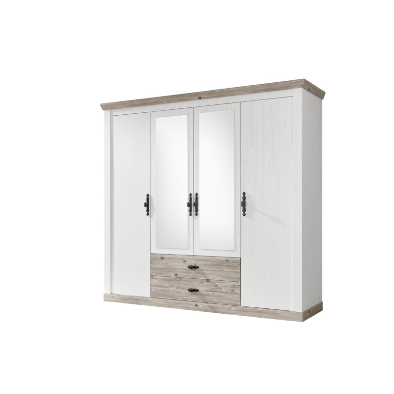 Holgerth 4 Door Manufactured Wood Wardrobe