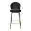 Tabouret de comptoir en velours Lowther Hailey-547641354-547641355-547621237