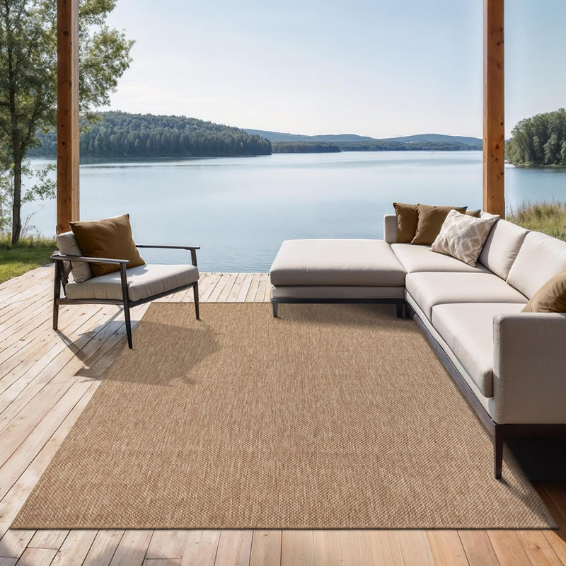 Rectangle 150 cm x 150 cm Indoor / Outdoor Washable Area Rug