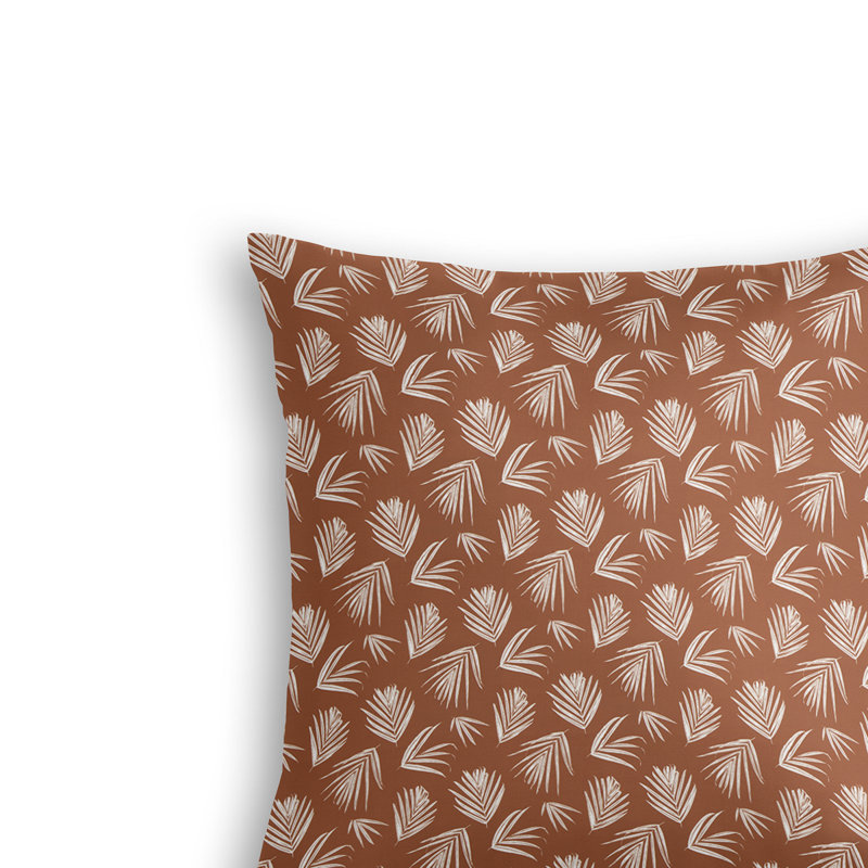 Housse et insert de coussin décoratif carré en polyester Macbeth, 24 po x 24 po, Pierre de soleil