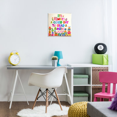 Good Day To Read A Book, plaque murale, design par Katherine Herrell Studio
