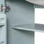 Ensemble de meuble-lavabo 30 po avec lavabo, armoire de salle de bain multifonctionnelle avec portes et tiroir, structure solide et panneau de fibres à densité moyenne-116156360
